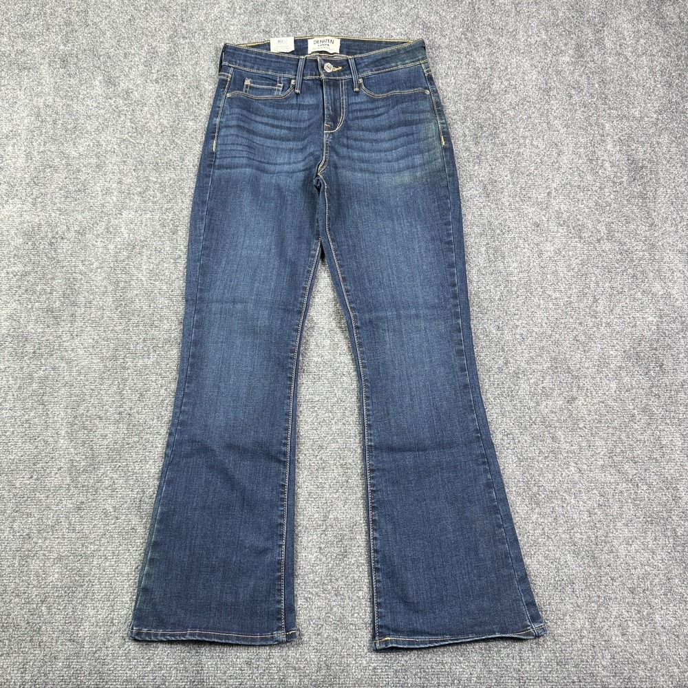 Denizen Levis Womens Bootcut Jeans 2 Medium Mid Rise Medium Blue NWT Sun Fade